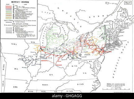 A plan for railroad consolidations, including a discussion of their purpose and practicability (1921) Stock Photo