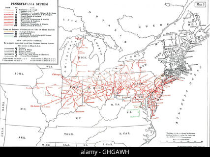 A plan for railroad consolidations, including a discussion of their purpose and practicability (1921) Stock Photo