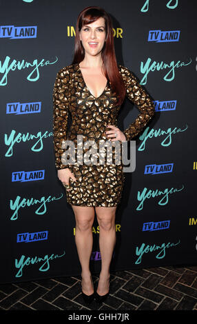 New York, USA. 27th September, 2016. Sara Rue from the cast of Impastor attends the 'Younger' Season 3 and 'Impastor' Season 2 New York premiere party at Vandal on September 27, 2016 in New York City. Credit:  MediaPunch Inc/Alamy Live News Stock Photo