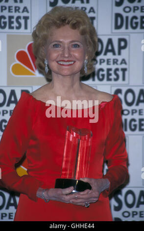 File. 28th Sep, 2016. AGNES NIXON (December 10, 1922 - September 28, 2016) was an American writer and producer. She is best known as the creator of soap operas of 'All My Children' and 'One Life to Live, ' has died. She was 93. Nixon died due to complications from Parkinson's disease and a recent stroke. Pictured: Feb 05, 1996; Los Angeles, CA, USA; ABC's overall daytime consultant and writer Agnes Nixon at the 1996 Soap Opera Digest Awards. © Jonathan Alcorn/ZUMAPRESS.com/Alamy Live News Stock Photo