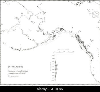 Atlas and zoogeography of common fishes in the Bering Sea and Northeastern Pacific - M. James Allen, Gary B. Smith (1988) Stock Photo