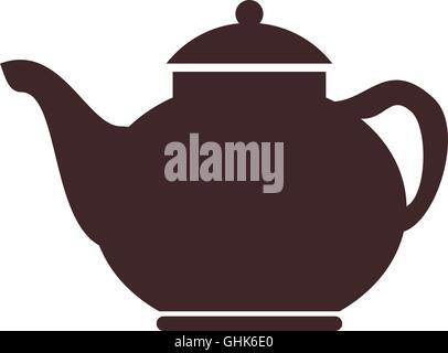 teapot london uk icon vector graphic Stock Vector