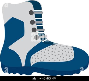 hiking boots winter vector graphic icon Stock Vector