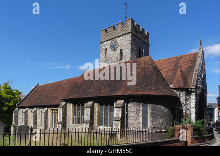 St. Mary's Church, Quarry Street, Guildford, Surrey -1 Stock Photo