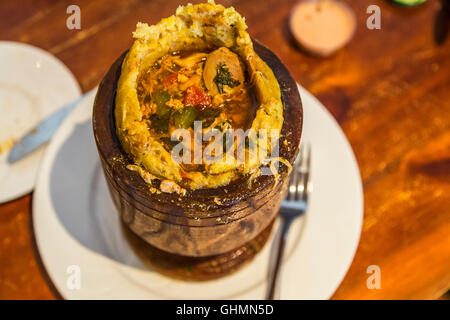 Mofongo Puertorriqueno Relleno Stock Photo