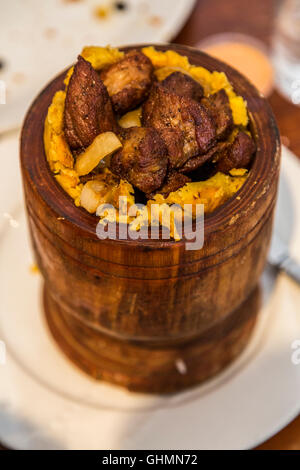 Mofongo Puertorriqueno Relleno Stock Photo