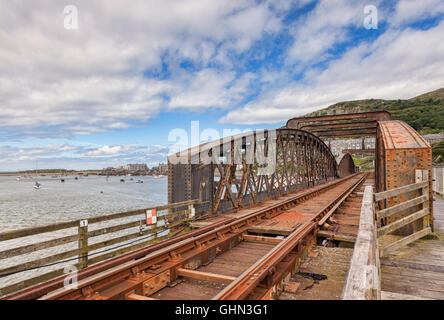 Barmouth Viaduct , Gwynedd, Wales, UK Stock Photo