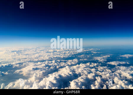 Aerial View Of Planet Earth As Seen From 40.000 Feet Altitude Stock Photo