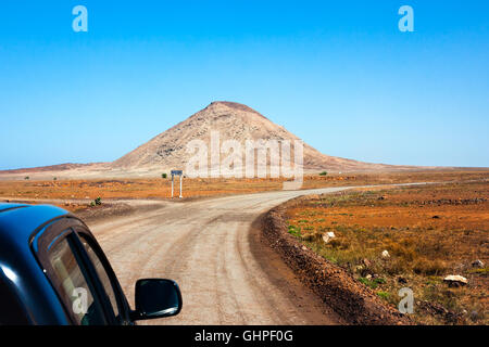 Car excursions in Cape Verde Stock Photo