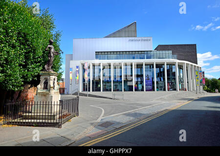 Canterbury, Kent, UK. Marlowe Theatre (1984; rebuilt 2011) in The Friars Stock Photo