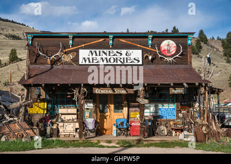 Store on Main Street in Creede, Colorado, USA Stock Photo