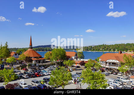 San Bernardino, MAY 31: The famous Lake arrowhead on MAY 31, 2016 at San Bernardino Stock Photo