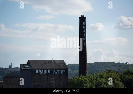 Brains Brewery in Cardiff, south Wales. Stock Photo