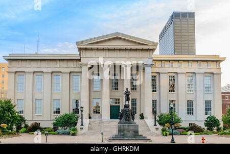 Louisville, Kentucky, USA - July 10, 2016: Louisville Metro Hall, formerly Jefferson County Courthouse. Slave-trading was held b Stock Photo