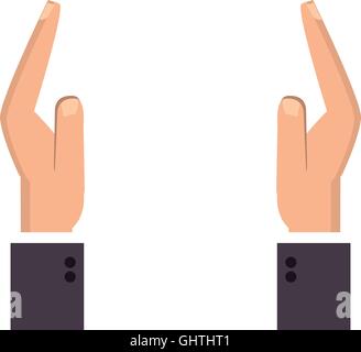 shelter hands icon Stock Vector