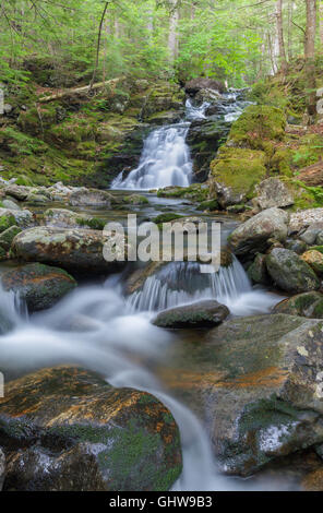 Gordon Falls on Snyder Brook in Randolph, New Hampshire during the ...