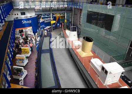 Turbinia on display at the Discovery Center, Newcastle upon Tyne Stock Photo