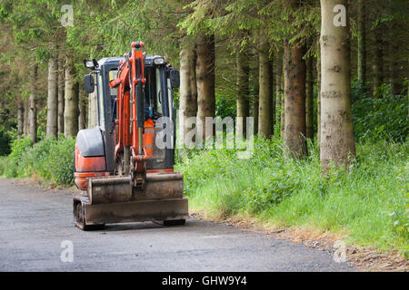 mini construction vehicle Stock Photo