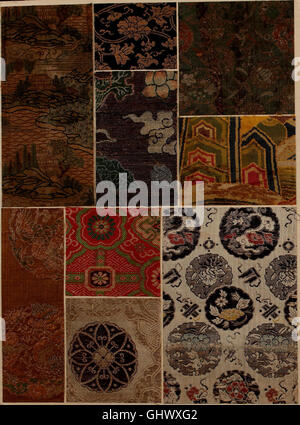 1700s Rug Patterns A collection of textile samples from the 1700s showcasing traditional ...