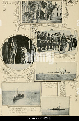 John Paul Jones' last cruise and final resting place the United States Naval academy (1906) Stock Photo