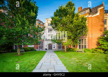 Rosenfeld Hall, at Yale University, in New Haven, Connecticut. Stock Photo