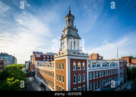 The Temple Square Building, in downtown New Haven, Connecticut. Stock Photo