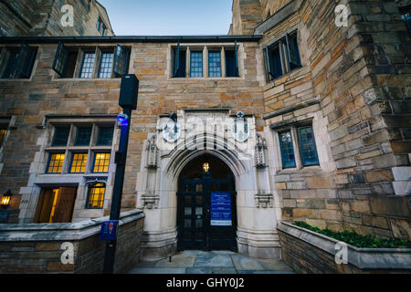 Trumbull College, on the campus of Yale University, in New Haven, Connecticut. Stock Photo