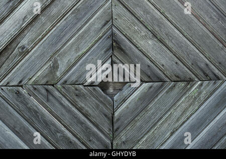 Aged diagonal wood plank texture Stock Photo