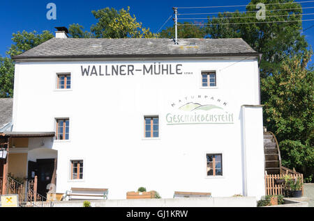Markt Neuhodis: Wallner Mill in Nature Park Geschriebenstein, Austria, Burgenland, Stock Photo