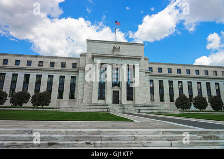 Eccles Building is located in Washington D.C., the United States. It is the headquarters of the Board of Governors of the Federal Reserve System. Previously, it was called the Federal Reserve Building. Stock Photo