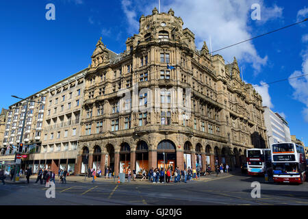 Jenners Department Store on Princes Street, Edinburgh, Scotland Stock Photo