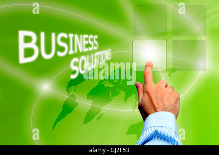 business solutions concept Stock Photo