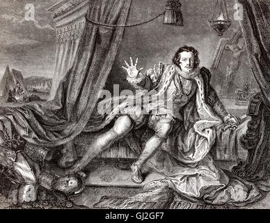 David Garrick, 1717-1779, an English actor, as Richard III Stock Photo