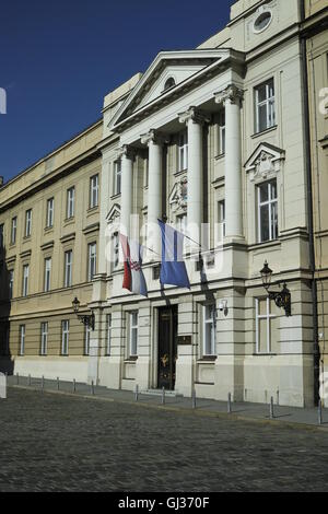 Croatian parliament buidling, Markov trg, Zagreb, Croatia (Hrvatski sabor) Stock Photo