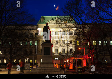 Wien, Vienna: Technical University and Memorial to Josef Ressel with punch stand, Austria, Wien, 04. Stock Photo