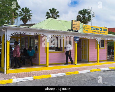 dh Marigot ST MARTIN CARIBBEAN Taxi station depot Stock Photo