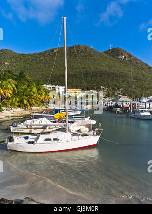 dh Philipsburg ST MAARTEN CARIBBEAN Yacht Saint Martin marina harbour scenic boats Stock Photo