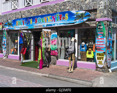 dh Basseterre ST KITTS CARIBBEAN Caribbean souvenir shop Port Zante Stock Photo