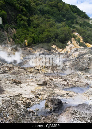 dh Sulphur Springs ST LUCIA CARIBBEAN Volcanic landscape sulphur vents Stock Photo