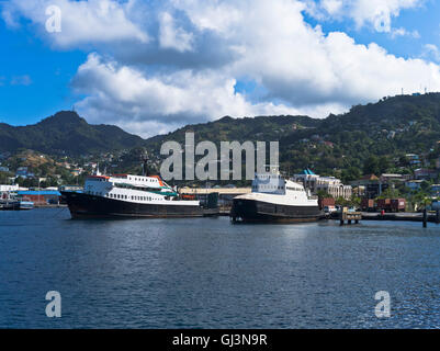dh Kingstown ST VINCENT CARIBBEAN Inter island ferry terminal two ferries