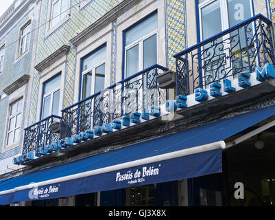 dh Belem LISBON PORTUGAL Cafe Pasteis de Belem coffee shop Stock Photo