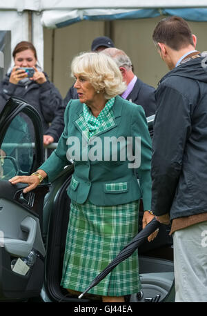 Ballater, Aberdeenshire,Scotland,UK. 11th August 2016. This is Camilla, Duchess of Cornwall at Ballater Highland Games. Stock Photo