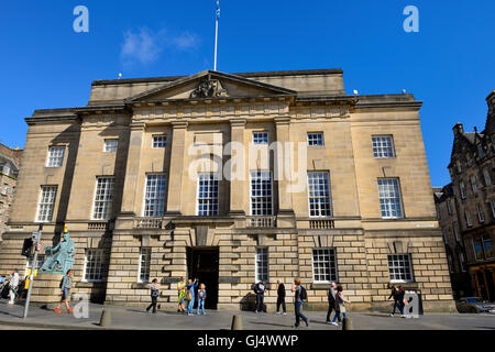 High Court of Justiciary on Lawnmarket, Royal Mile, Edinburgh Scotland Stock Photo