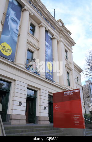 Immigration Museum in Melbourne Australia. Stock Photo