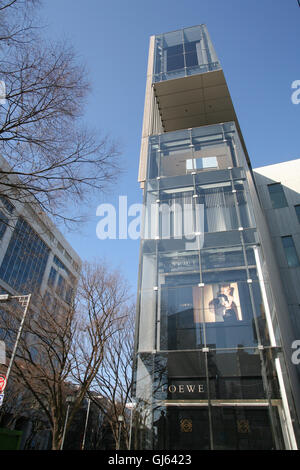 The logo of Celine (Céline) is seen at Omotesando in Minato Ward, Tokyo on  May 30, 2022. Celine (Céline) is a French luxury ready-to-wear and leather  goods brand owned by the LVMH (LVMH Moët Hennessy Louis Vuitton) group  since 1996.( The
