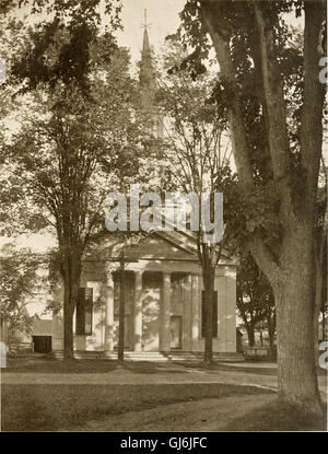 Old New England churches and their children (1906) Stock Photo