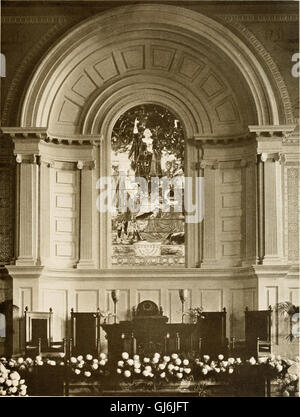 Old New England churches and their children (1906) Stock Photo