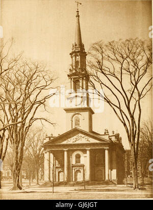 Old New England churches and their children (1906) Stock Photo