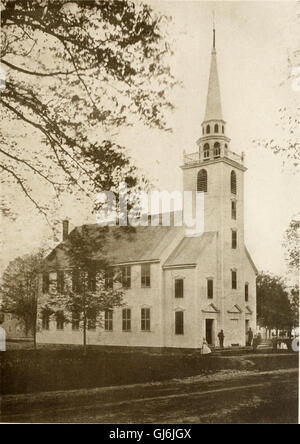 Old New England churches and their children (1906) Stock Photo