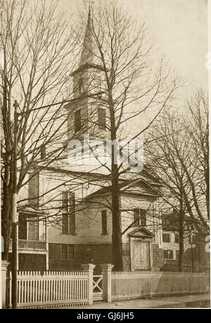 Old New England churches and their children (1906) Stock Photo